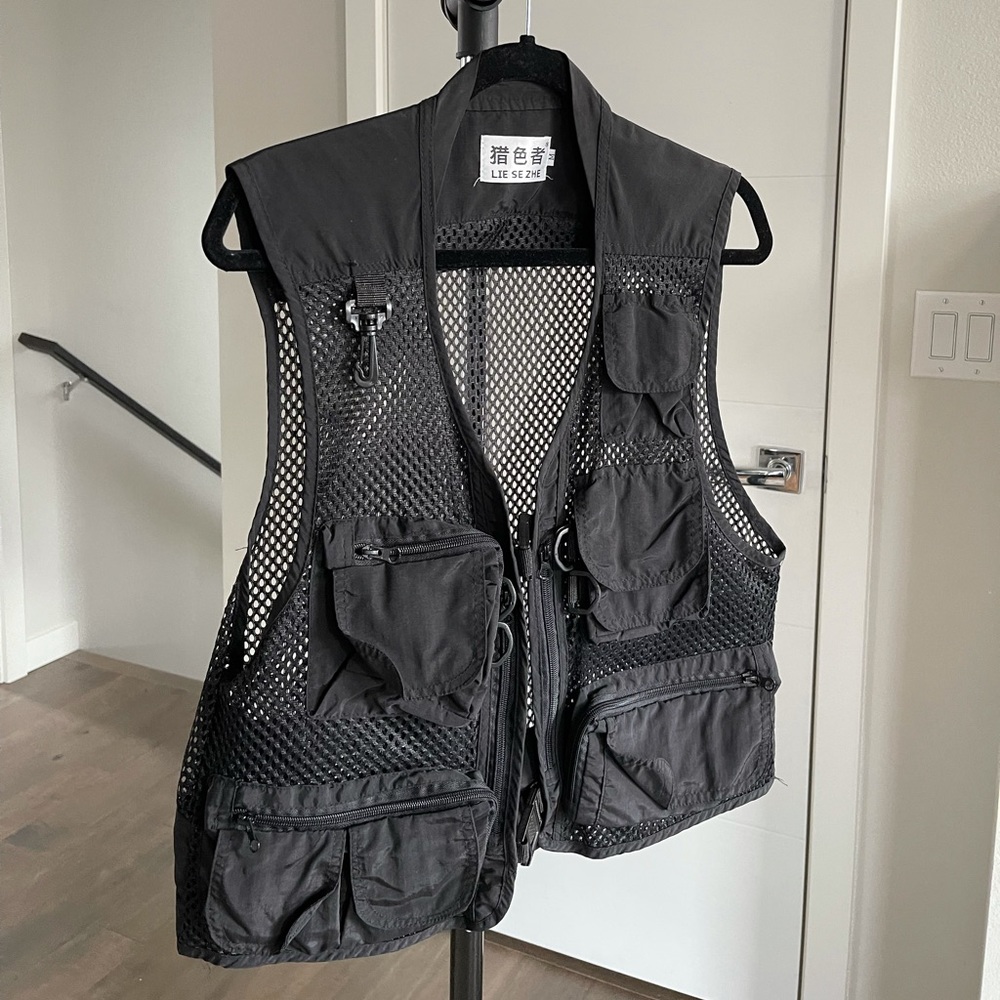 Black tactical vest
